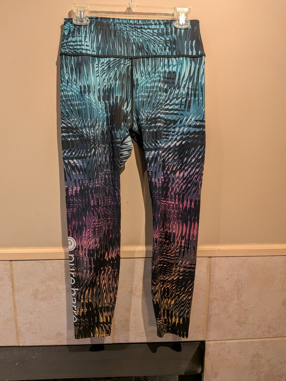 Wear It To Heart x Pure Barre, Tropical Gradient Butter Soft Leggings, Size L